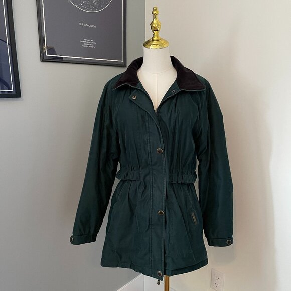Liz Claiborne Vintage Utility Jacket | Forest Green - Picture 1 of 8